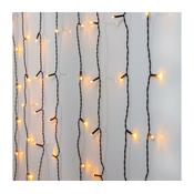 Eglo 410828 - LED spoljašnja božicna zavesa GOLDEN 80xLED 1,3m IP44 topla bela