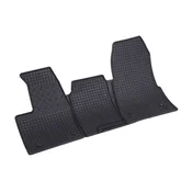 Rubber car mats Ford Transit Custom 2018-2023 (front, 2 and 3 seats, automatic)