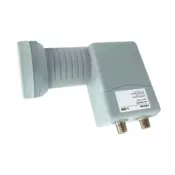 AMIKO Prijemnik L-208, LNB Twin ECO, sum 0.1dB, vodonepropusan, Beli