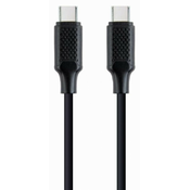 GEMBIRD CABLEXPERT Kabel USB PD (Power Delivery), 60 W, kabel od tipa C do tipa C (CM/CM), 1,5 m, podatkovni in napajalni, črn
