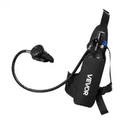 VEVOR Mini potapljaški jeklenka komplet S400PLUS-EU 89x285 mm 1 L zelena