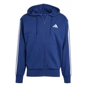 Adidas M 3S FT FZ HD, muška jakna, plava KTE94