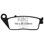 Klocki hamulcowe EBC FA196V V-PAD (kpl. na 1 tarcze)