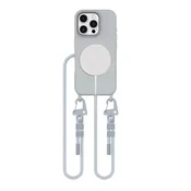 slomart Ovitek Tech-Protect MagNecklace MagSafe z vrvico za iPhone 16 Pro - siv