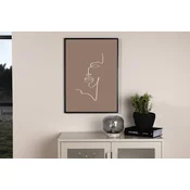 Venture Design Plakat Silueta 70x100 cm Rjava