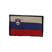 Našitek zastava SLO z ježkom 80 x 51 mm