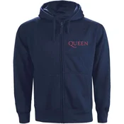Queen Classic Crest (Back Print) Navy Blue M Kapuco