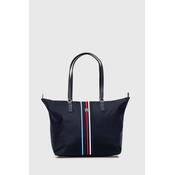 Torba Tommy Hilfiger boja: tamno plava, AW0AW15981