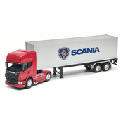 Welly Traktor s prikolico SCANIA V8 R730 1:32