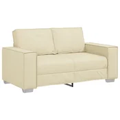 Dvosjed Krema 160 cm Lažna koža