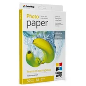Fotopapir COLORWAY/ vrhunski polsijajni 255 g/m2, A4/ 50 kosov