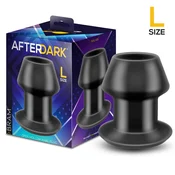 AfterDark Bram Open Hollow Anal Plug Black L