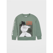 Sinsay - Pamucna dukserica Dragon Ball - green spruce