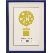 Karako Foto okvir 13x18 cm, plastika, namizni, stenski, 95 moder