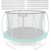 Neo-Sport Mreža za trampolin, obroč tipa C, 374 cm, 12 ft,