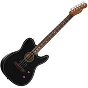 Fender Acoustasonic Standard Telecaster Black Elektroakusticna gitara (Kao novo)
