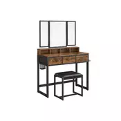 Songmics Toaletna mizica, RVT004B01, 90x40x140,8 cm, črna