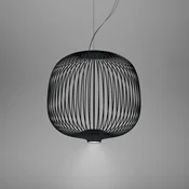 Foscarini Spokes 2 piccola MyLight dimmable black - Dnevna soba/jedilnica - Dizajn - črna - Kovina