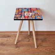 Hanah Home Klub sto Shp7, 35x42x35 cm, Šareni
