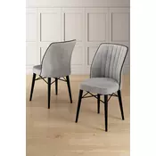 HANAH HOME Set stolica (6 delova) Nuna Grey Black