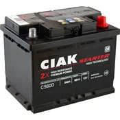 Akumulator, 12 V, 60 Ah, D+