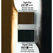 Daler Rowney Akvarelna barva Aquafine set 2 sepia hue/paynes grey