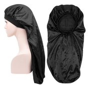 INF Dolga spalna kapa iz satena Black, (21276393)