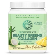 Sunwarrior Beauty Greens Collagen Booster, pina colada, 300 g