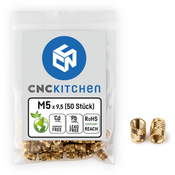 CNC Kitchen Standardni navojni vložek M5