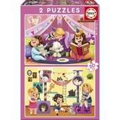 Educa - Puzzle 2x20 Pižama Party - 40 - 99 kosov