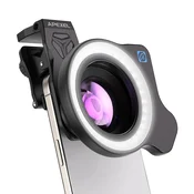 INF APEXEL APL-ZM100FL26 Komplet Objektivov za Telefon - Makro, Zoom in Svetilka, (5000136352)