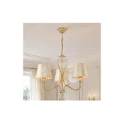 Brilagi - Luster na lancu SONIA 3xE27/15W/230V precnik 64 cm krem/patina