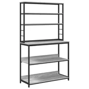 Vidaxl Kuhinjska polica Siva Sonoma 100 x 40 x 168 cm Konstruiran les