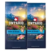 Ontario Senior All Breeds Monoprotein Turkey & Sweet Potatoes 2 x 12 kg