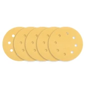 Brusni papir s cickom 180 mm, K80, 5 kom, s 8 rupa za brusilicu 59G263 54H022