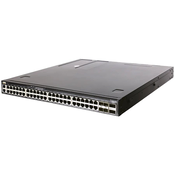 Edgecore AS4630-54PE, 48-Port GE RJ45 port PoE++, 4x25G SFP+, 2 port 100G QSFP28 for stacking, Broadcom Trident 3, Dual-core Intel Denverton CPU, dual