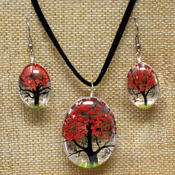 Tree of Life set - CoralTree of Life set - Coral