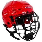 Hokejska čelada CCM Tacks 70 Combo Red Senior M