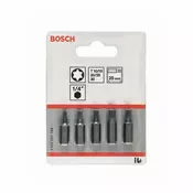 BOSCH 5-delni paket bitova odvrtaca ekstra tvrdi (Torx®) 2607001768, T 10; T 15; T 20; T 25; T 30; 25 mm
