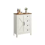 Songmics Kopalniška omarica 30x60x80 cm Bela
