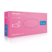 NITRYLEX PINK - Nitrilne rokavice (brez prahu), roza, 100 kosov, L