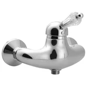 SAPHO KIRKÉ CRYSTAL Stenska Retro Pipa, Kristal, Krom, SAPHO