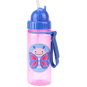 SKIP HOP Živalski vrč s slamico PP brez PVC in BPA Butterfly 12m+
