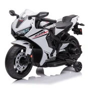 shumee Honda CBR 1000RR Baterijski motocikel za vožnjo 12V luč zvok bela