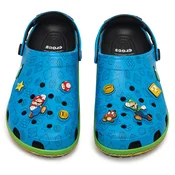 Crocs Cokle Super Mario azur / rumena / svetlo zelena / rdeča