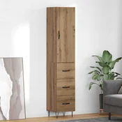Highboard Umjetnicki hrast 34,5 x 34 x 90 cm Konstruirano drvo