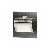 ORNO LED stopniščna luč s PIR in senzorjem mraka 1,5W, 30lm, 12V, saten, 4000K [AD-OS-6164LR4/N] Farba svetla: Dnevna bela