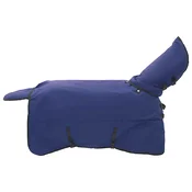vidaXL vidaXL Konjski plašč Temno zelena in črna 75 cm Poliester, (5000288833)