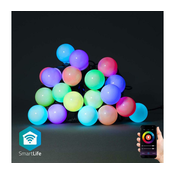 Nedis WIFILP03C20 - LED RGB dekorativni lanac 20xLED/8 funkcija 13m IP65 Wi-Fi Tuya
