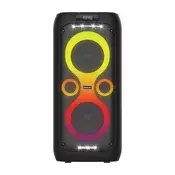 BKK Bluetooth zvucnik K6501D, 25W, 2 mikrofon ulaza, Crni